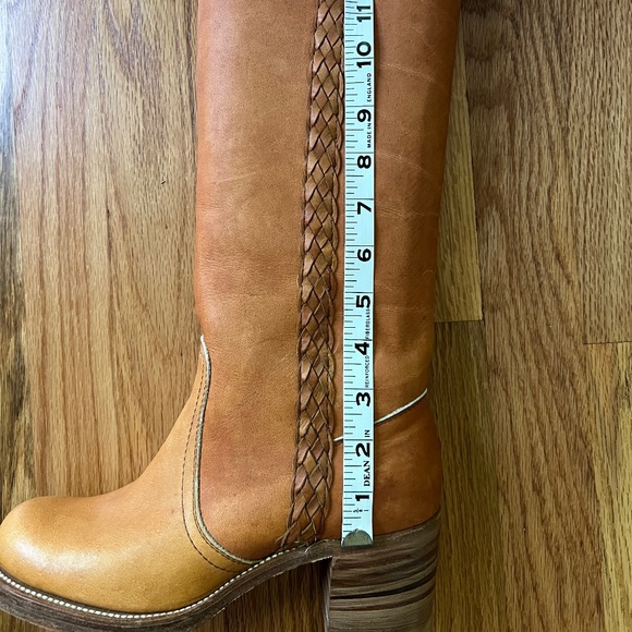 Vintage Frye western cowgirl tall boots,black label w/box womens size 7B USA. - Picture 7 of 16
